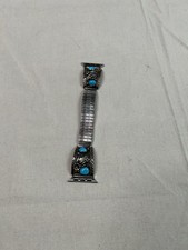 Vintage Navajo Sterling Turquoise Apple Watch Band Any Generation picture