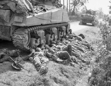 British Soldiers taking a break in Normandy 8