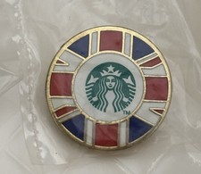 Starbucks RARE UK London 2012 Olympics Barista Pin Round picture