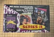 1991 ProSet  MusiCards Superstars SERIES 2 II Box Factory Sealed 36 Packs picture