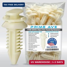 50pcs Door Panel Clips Retainers Pro Grade Nylon Push Clips- GM 15545202 Rivet F picture