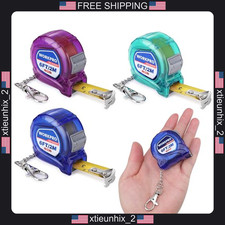 Keychain Tape Measure Set, 3 Pcs, Inch & Metric, 6FT Retractable, Compact picture