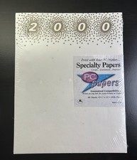 VTG 1999 Ampad PC Papers 2000 Specialty Printer Paper Y2K Millennium Sealed USA picture