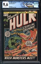 Marvel Comics Incredible Hulk #151 5/72 FANTAST CGC 9.6 White Pages picture