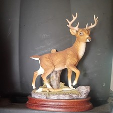 Vintage Andrea by Sadek Porcelain Stag Figurine 6309 Mule Deer Buck Japan Matte picture