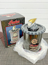 RARE Vintage Indian Motorcycle Tin Ceramic Cookie Jar Container New In box picture
