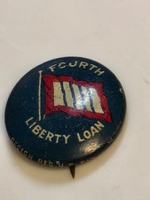 Original WW1 Fourth Liberty Loan Pinback Button picture