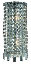 Elegant Lighting 2031W8C/RC Maxim 18-Inch High 2-Light Wall Sconce, Chrome Fi... picture
