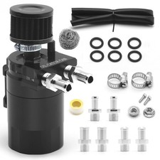 400ml Oil Catch Can Kit Universal for Cars/Trucks, Baffled Aluminum Reservoir wi picture