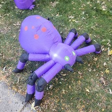 Huntington Home Inflatable Spider Halloween Yard Decoration Light Up Outdoor picture