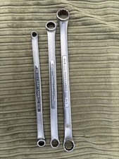 Vintage Craftsman =V= 3-Piece Heavy Duty Long Double Box Wrench Lot USA picture