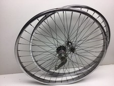 Vintage Schwinn Bicycle 26” 1 3/4” S7 Chrome Wheels Rims  picture
