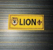 BSA Cub Scout Lion Rank Patch Boy Scouts Of America Rectangular Discontinued New picture