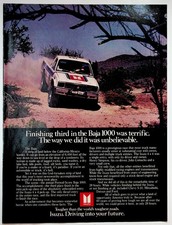 Isuzu 1983 Baja 1000 Print Advertisement 8x11 Racing Truck Vintage picture