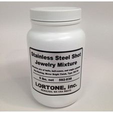 Lortone 5lb Stainless Steel Shot Mix for Rock & Jewelry Tumbling – Various Shape picture