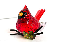 Ganz Crystal Expressions Acrylic Sitting Elegant Cardinal Figurine picture