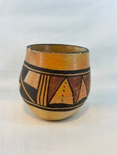 Vintage Hopi Hand Made Polychrome Pottery Vessel picture