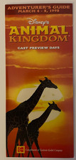 Disney's Animal Kingdom Cast Preview Days Adventurer's Guide - March 1998 picture