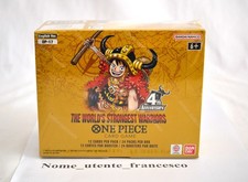 One Piece OP17 Sealed English Box + 100 Cards Sleeve & Empty Box OP15 picture