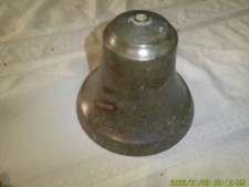 OLD PEWTER LOOK HEAVY WEIGHT BELL NO YOKE picture