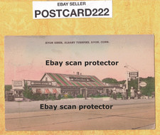 CT Avon 1939 vintage postcard AVON DINER ALBANY TPKE Connecticut picture