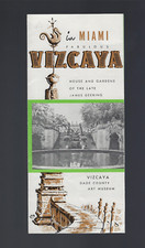 1950's era Fabulous Vizcaya House & Gardens Brochure Miami Florida picture