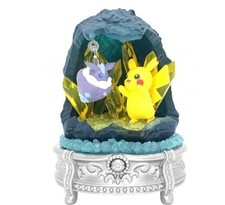 Pokemon Pikachu & Carbink Gemstone Collection Figure picture