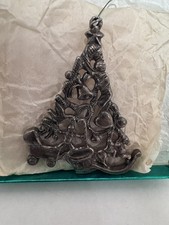 1986 Gorham Silver Plate Christmas Treasures Christmas Ornament - Original Box picture