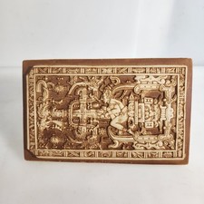 Mayan King Pakal Sarcophagus Lid Plaster Wall Art Replica Mexico - Myth/Alien picture