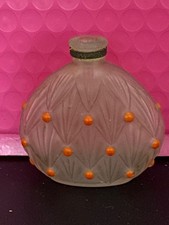 Antique 1920s J Viard Favolys Glyciane Art Deco French Glass Perfume Bottle picture