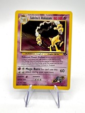 Pokemon TCG Sabrina's Alakazam 16/132 Gym Challenge Holo Rare English Excellent picture