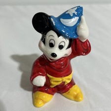 VTG Walt Disney Productions Japan Sorcerer Mickey Mouse Figurine Fantasia 3.5