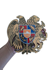 Large Armenian Coat of Arms Fridge Magnet - Armenian Gift / Souvenir picture