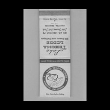 Matchbook Cover Cafe Texoma Lodge Kingston OK picture