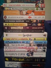 Manga Lot of 18 Volumes - Mixed Genres, Romance, Horror, Yuri, Comedy, Sci-Fi. picture