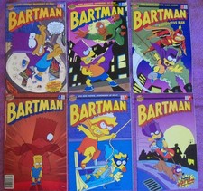Bartman 1-6, full run Bart Simpson superhero 1, 2, 3, 4, 5, 6, Radioactive Man picture