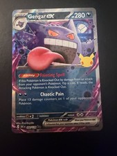 Pokemon TCG Gengar ex 090/128 30th Anniversary Ultra Rare Holo English 2026 picture