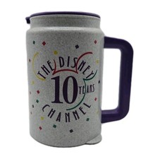 1993 Disney Channel 10th Anniversary Travel Mug Promotional Vintage 90s Merch picture