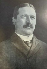1910 Governor Charles Evans Hughes and the Albany New York Gang illustrated picture