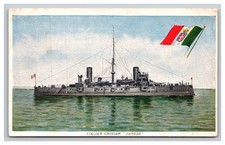 Military Ship Italian Navy Cruiser Varese Postcard picture