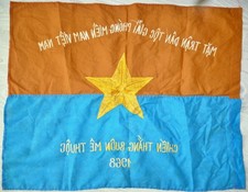 Easter Offensive 1972 - VC Battle Flag - Quang Tri - DMZ - Vietnam War - F.278 picture