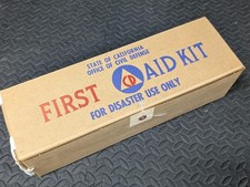 Vintage California Civil Defense First Aid Kit - UNOPENED picture