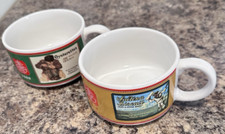 National Biscuit Co 2 Vtg mugs/Soup Bowls Oysterettes/ Saltine & Soda  Biscuits picture