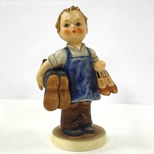 Vintage Goebel Hummel Figurine Boy with Shoes 143/0 W. Germany picture
