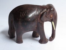 Hand Crafted wooden carved Elephant Statue Sculpture in Rosewood for Decoration6 picture