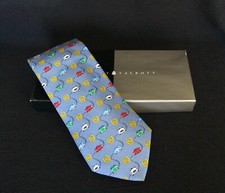 Robert Talbott Carmel 2004 Pebble Beach Concours FERRARI Tie + Box NEW 212 375 picture