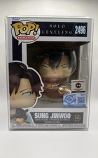 Funko Pop Animation Solo Leveling Sung Jinwoo (GITD) Chase PR #2496 picture