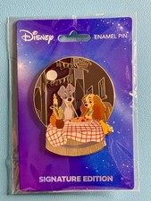 Disney PALM Signature Lady And The Tramp Bella Notte Jumbo Pin picture