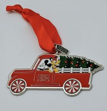2025 Disney World Mickey's Very Merry Christmas Party Ornament Pluto Red Truck picture