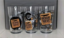 3 X Orchard Thieves Cider Pint 20oz Glasses Brand New - A Full Collectors Set picture
